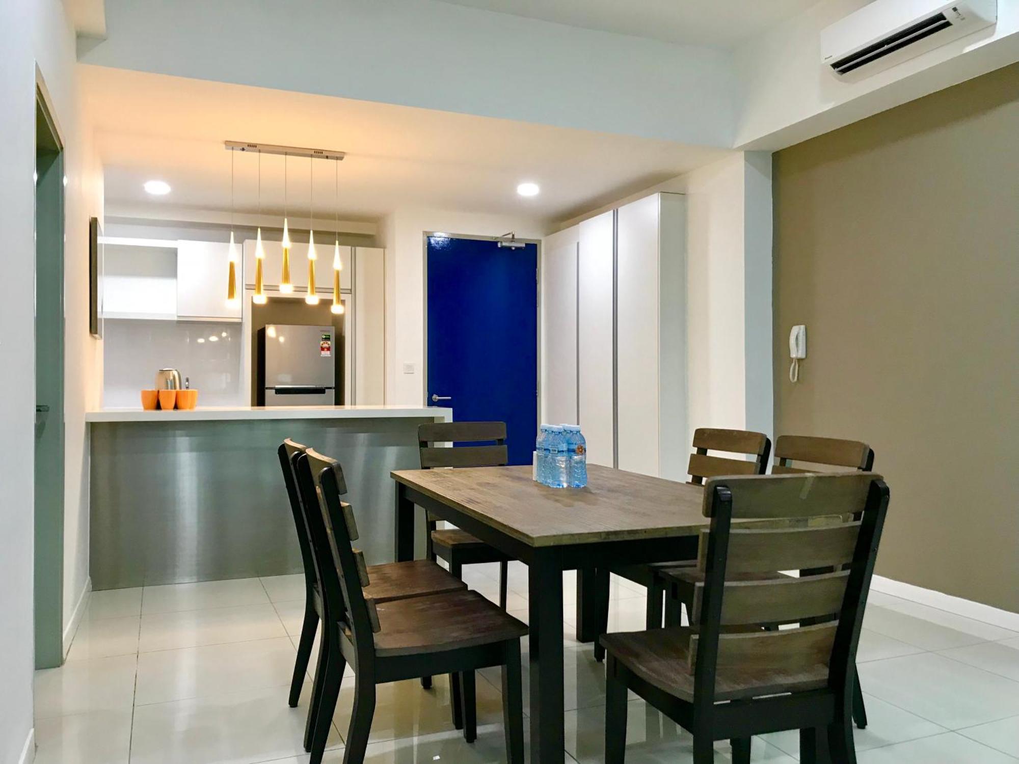 68m2 2 slaapkamer, 1 privé badkamer Appartement in Centraal zakendistrict Kota Kinabalu Buitenkant foto