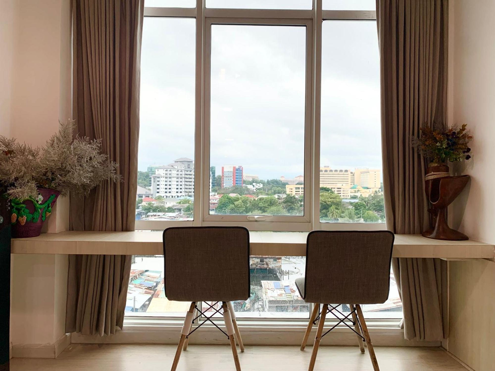 68m2 2 slaapkamer, 1 privé badkamer Appartement in Centraal zakendistrict Kota Kinabalu Kamer foto