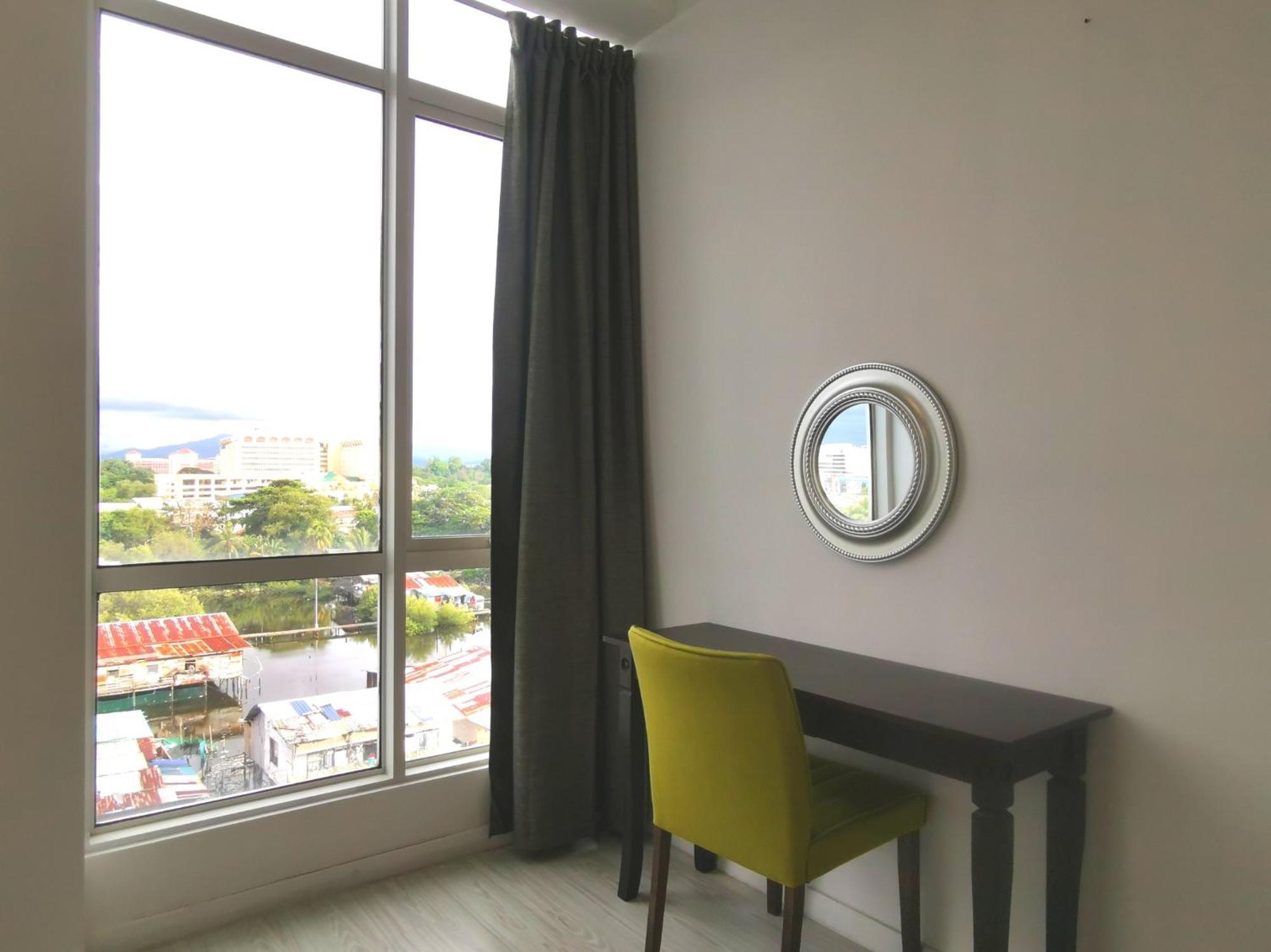68m2 2 slaapkamer, 1 privé badkamer Appartement in Centraal zakendistrict Kota Kinabalu Kamer foto