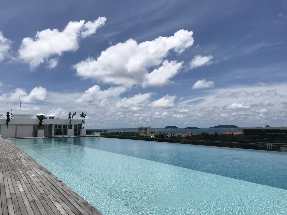68m2 2 slaapkamer, 1 privé badkamer Appartement in Centraal zakendistrict Kota Kinabalu Buitenkant foto